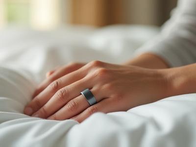 Oura Ring on a finger